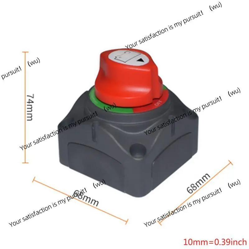 Dual Battery Selector Switch Disconnect for Marine Boat Rv Vehicles 1-2-Both-Off N0HF