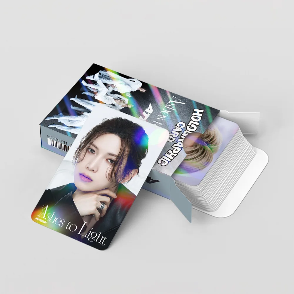 55pcs/set Kpop ATEEZ Lomo Cards THE WORLD EP.1 : MOVEMENT Guerrilla Photocards High Quality New Arrivals