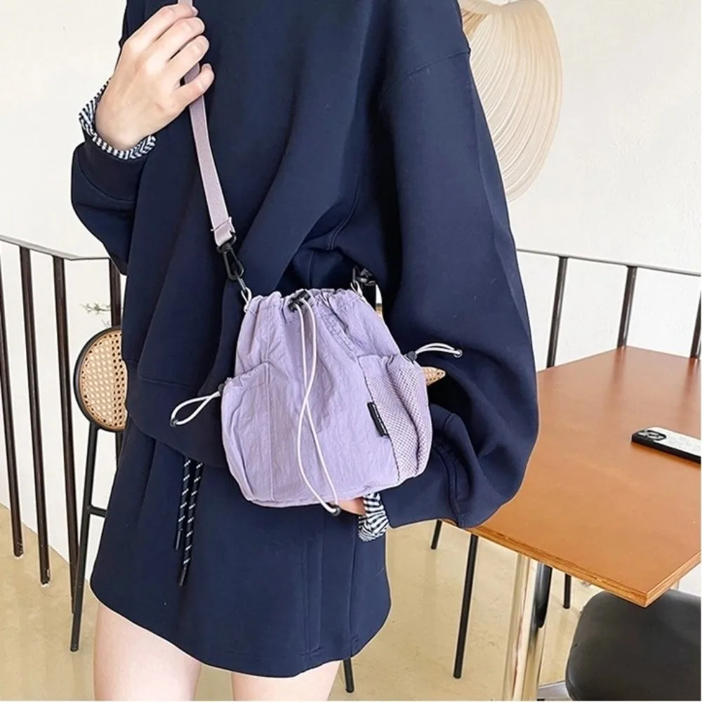 

Fashion Single Shoulder Shoulder Bag Solid Color Crossbody Bag Portable Lightweight Small Bag Nylon Women's Bag Outdoor