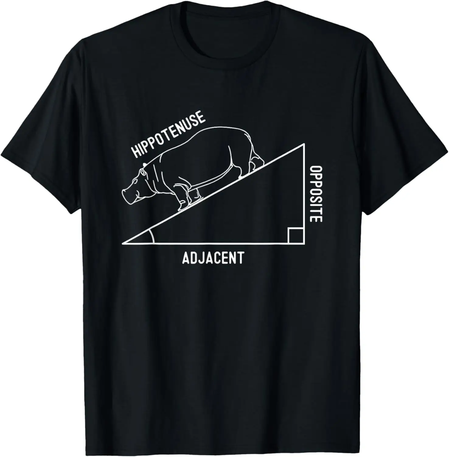 

Hippotenuse - Funny Math Humor Hypotenuse Teacher Joke T-Shirt