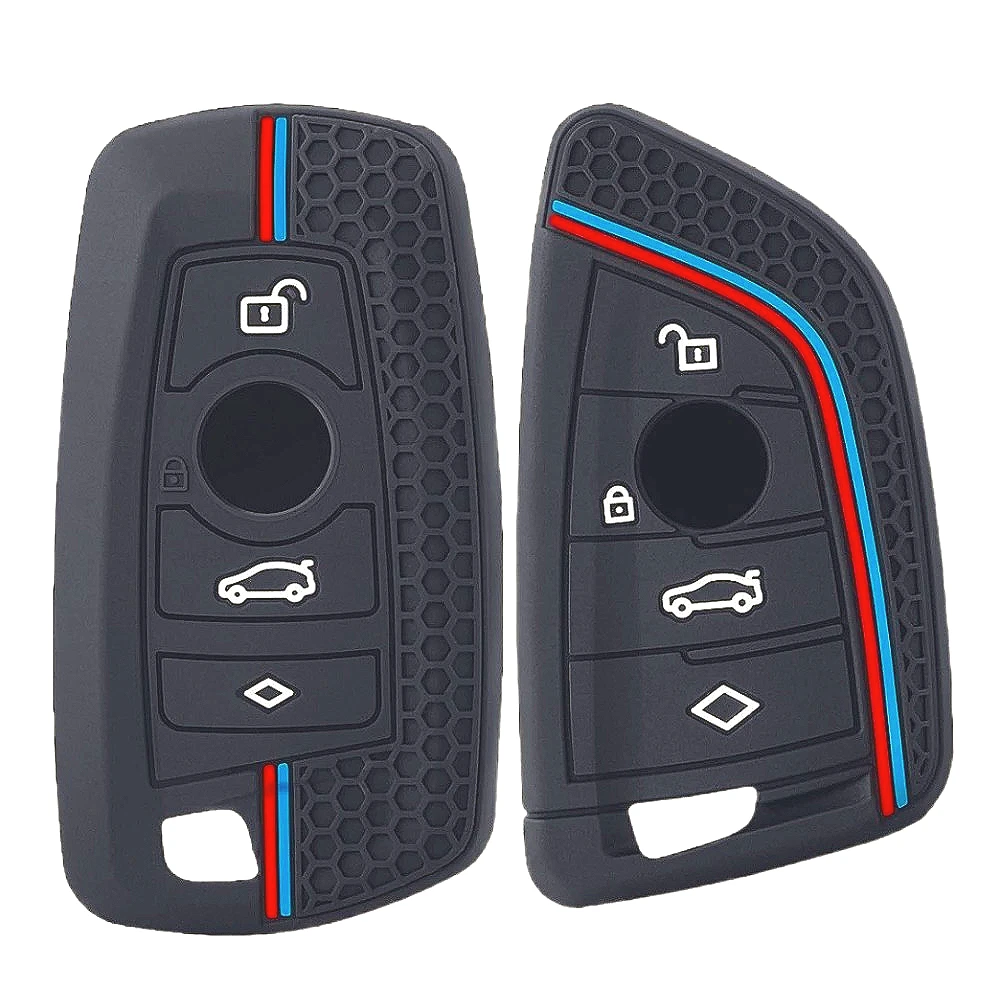Silicone Car Key Case Cover Shell Fob for BMW F30 F31 F32 F34 F20 F21 F07 F10 1 3 5 7 Series X1 X3 G01 X4 G02 X5 F15 F16 M3 M4