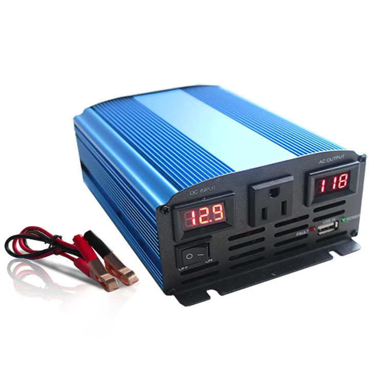 

DC 12V to 220V 60Hz 110V 60HZ AC Car Inverter with 300W pure sine wave Power Inverter USB Car Adapter