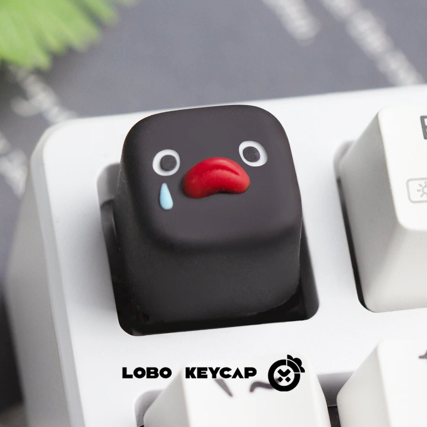 Niedliche Pinguin-Motiv-Tastenkappen aus der Pingu-Serie, personalisierte mechanische Tastatur-Keycaps aus Harzmaterial, individuelle Anpassung, lustige Peripherie-Geschenke – Detail 10