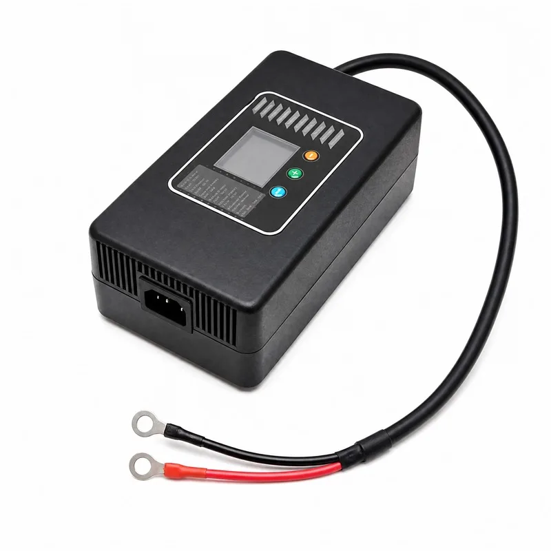 3-15V 30V 100A Adjustable Battery Charger FOR 12.6V Lithium 14.6V 29.2V LiFePO4 12V Lead Acid Fast Charging with LCD Display