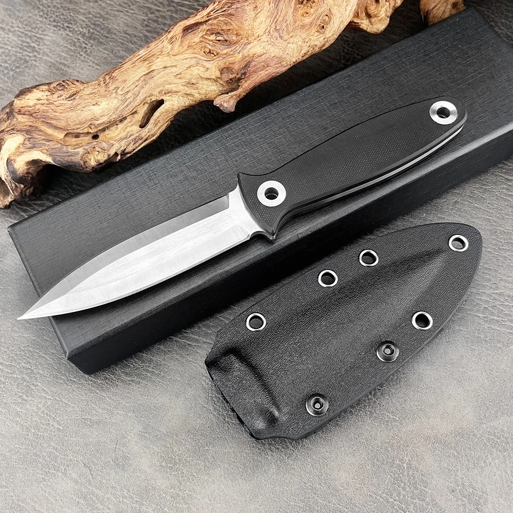 

Открытый прямой нож FB47GP с ручкой G10, портативный походный, самооборона, рыбалка, пикник, барбекю, многофункциональный ежедневный острый нож