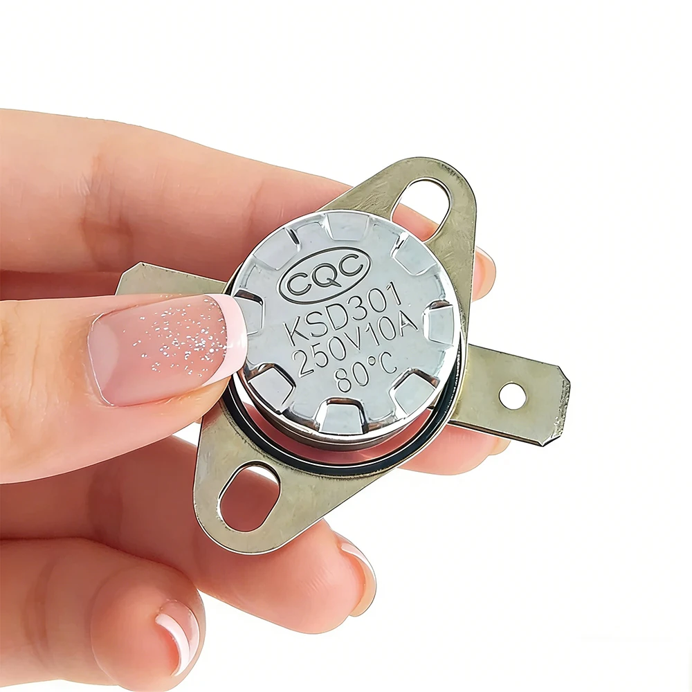 20PCS 10A 250V KSD301 Normally Closed NC Temperature Switch Thermostat 40 45 55 60 65 75 85 90 100 110 120 135 140 150