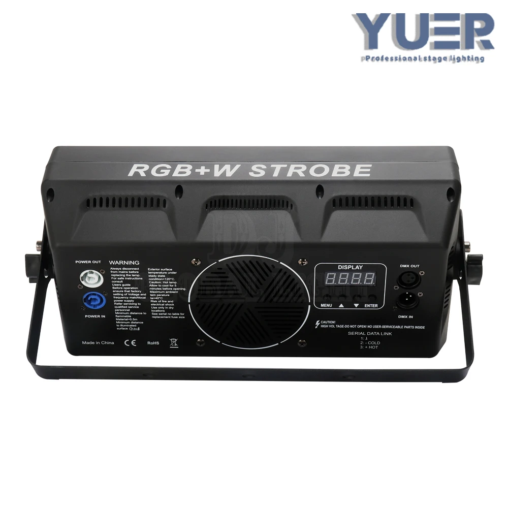 8+8 Zone LED Strobe Atom 3000 W RGB 3in1 Stage Light Horse Racing Wash DMX512 Sound For DJ Disco wedding Party Club Show YUER
