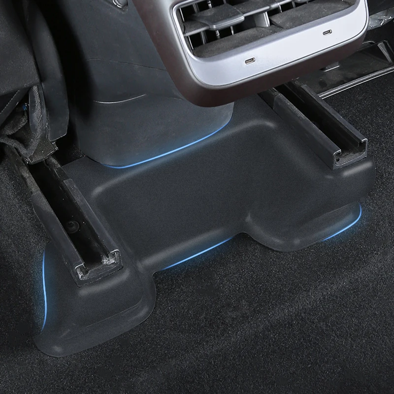 

For Tesla Model Y 2020-2024 Seat Slide Rail Pad Front Rear Seat Outer ABS Seat Track Cover