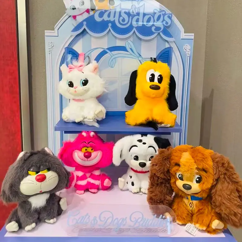 Genuine 52TOYS Cats & Dogs Friends Series Squeaky Bag Charm Blind Box Marie Cat Cheshire Cat Lady Pluto Puppet Pendant Gift view 4