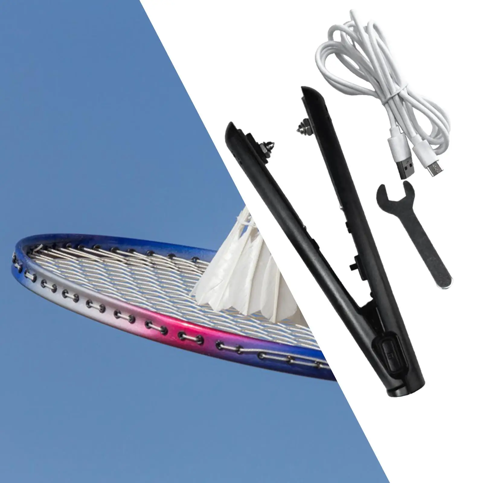 

Cold Press Badminton Racket Pliers Bell Mouth Grommets Tools for Squash Racquet Racket Tennis Racket Outdoor Sports Accessories