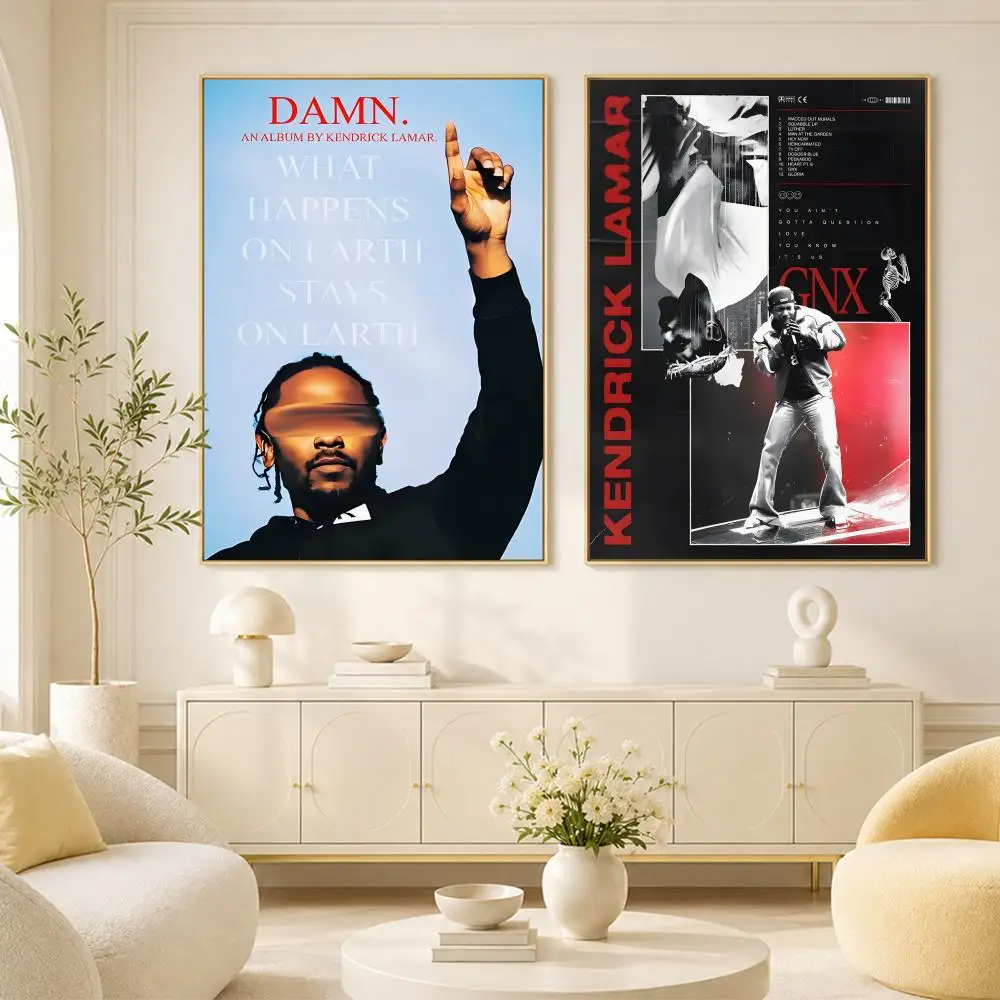 Kendrick Lamar Poster Room Home Decoration Interior Wall Art Printing Garage Posters Gift