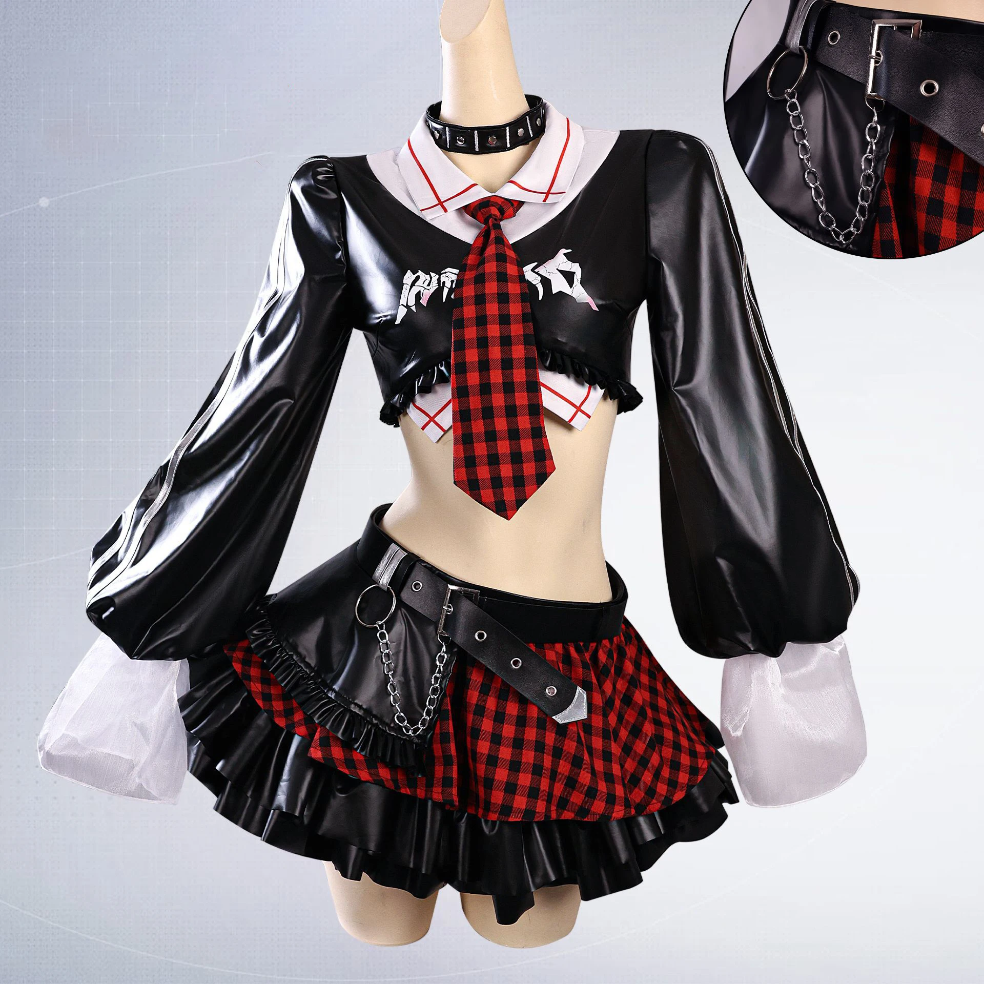

New Asuka Cosplay Costume Carnival Suit Anime Role Play Outfit Halloween Outfit Women Party Rock Band Outfit