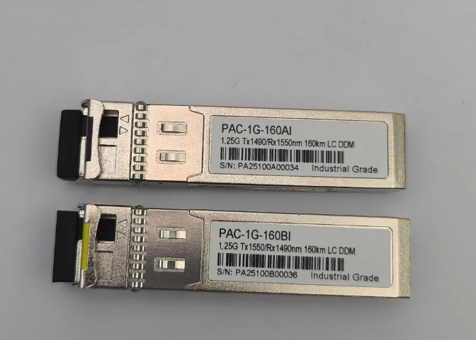 

Трансивер Group-Win 1.25G SFP Bidi, 80 км, 1490 нм/1550 нм, 1000Base-BIDI, одномодовый, симплексный, LC, оптоволоконный модуль с функцией WDM