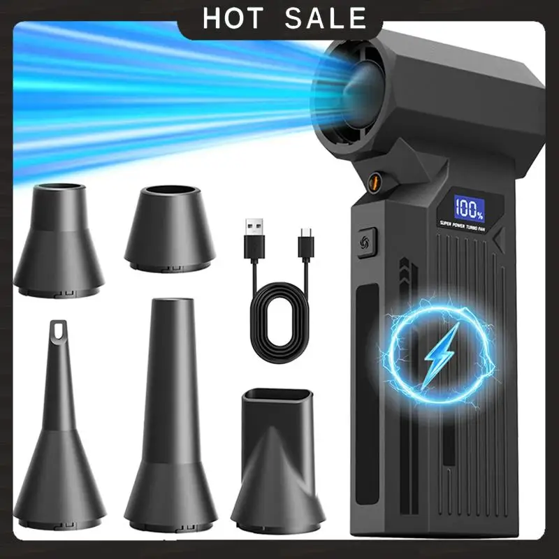 

24-часовая доставка Z2 110000 об/мин Ручной высокоскоростной турбовентилятор Портативный турбинный двигатель Жестокая турбина Канальный вентилятор Маленький вентилятор