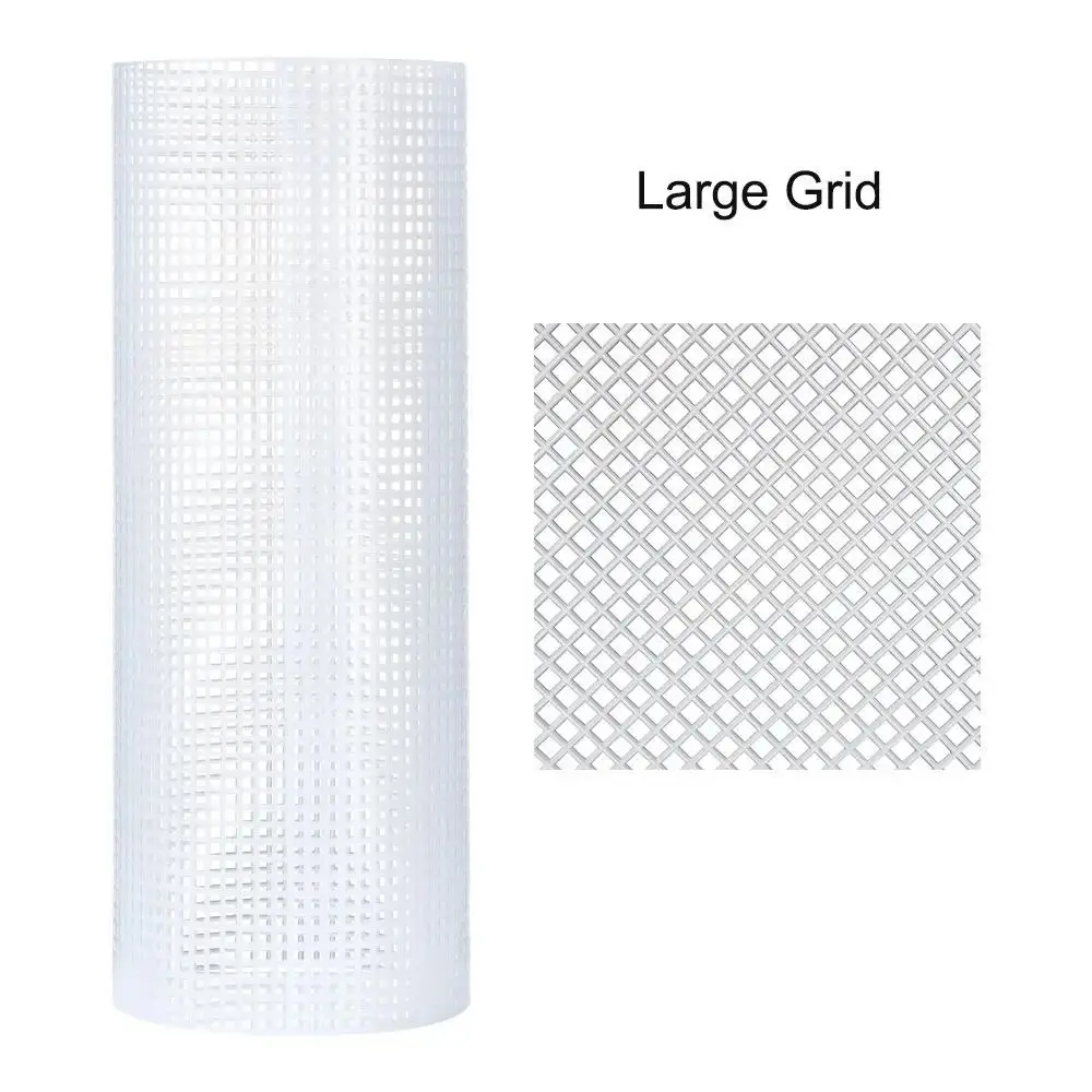 Handbag Accessories Plastic Bag Mesh Grid Durable 33x50CM Canvas Bag Sheets Black White Acrylic Yarn Crafting Knit