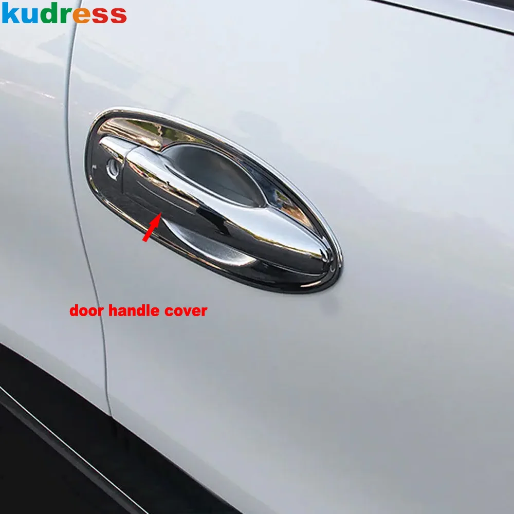 

Door Handle Cover Trim For Renault Kadjar 2016-2020 2021 2022 2023 Chrome Car Side Door Handles Catch Cap Overlay Accessories