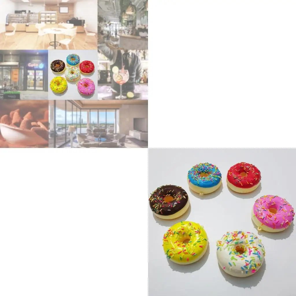 DIY Donut langsam steigendes Brot Antistress Spielzeug für Erwachsene Kinder Simulation Kuchen