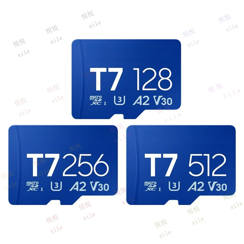 L+   For Samsung T7 128GB 256GB 512GB 170MB/s Class10 U3 A2 V30 SDXC Micro SD Card