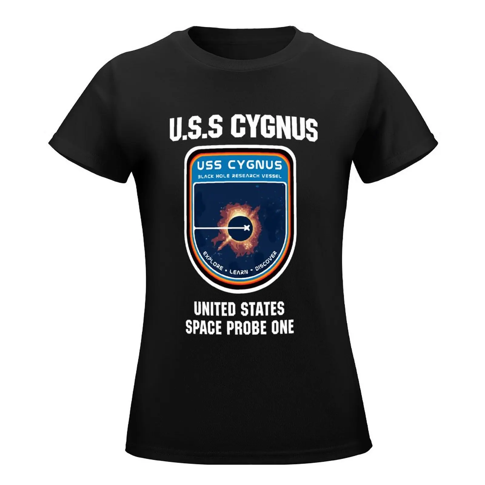 USS Cygnus Inspired by The Black Hole T-Shirt customizeds quick drying quick-drying cotton t shirts Women