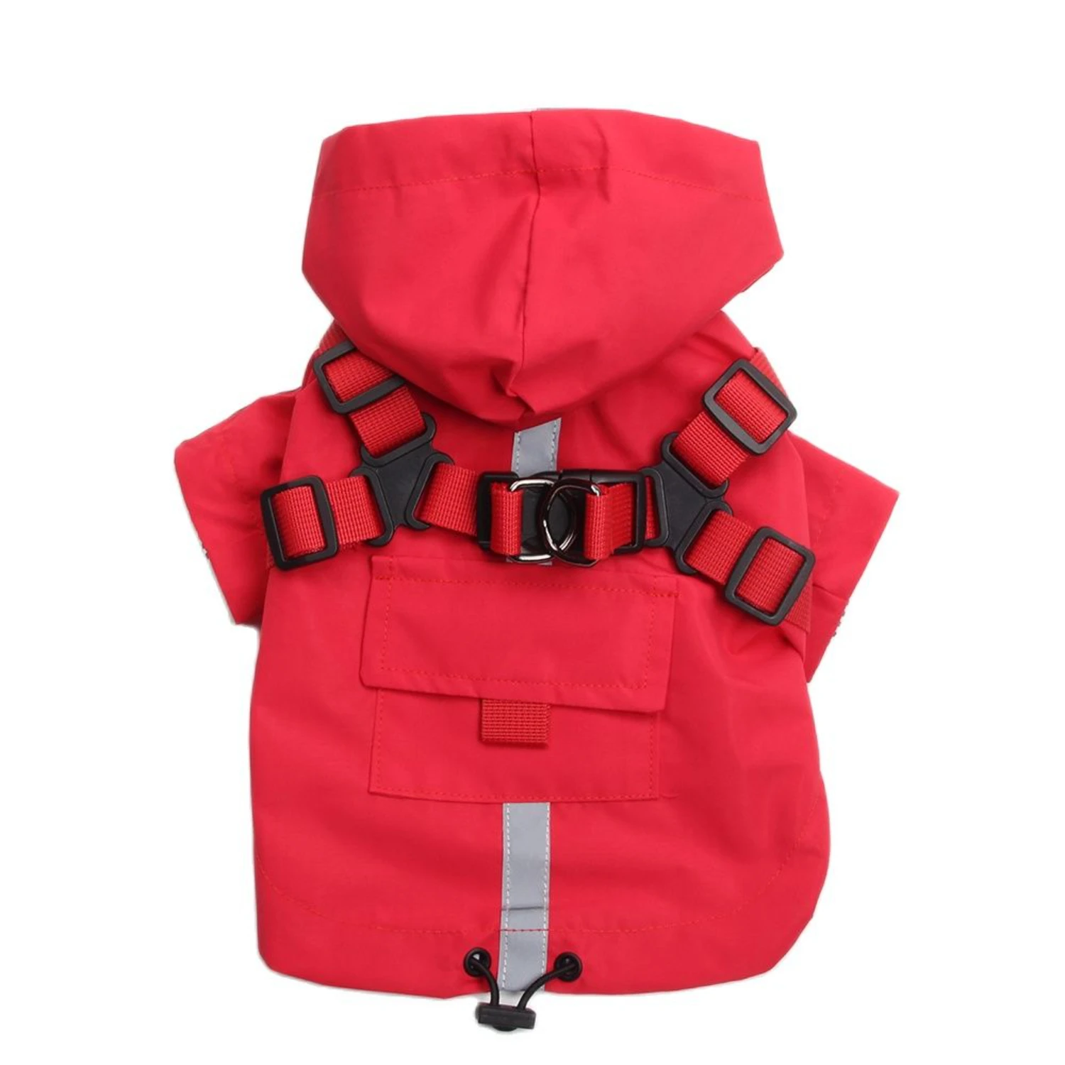 Stylish, fashionable and essential pet windbreaker coat - Reflective and traction dog and cat raincoat jacket for autumn apparel