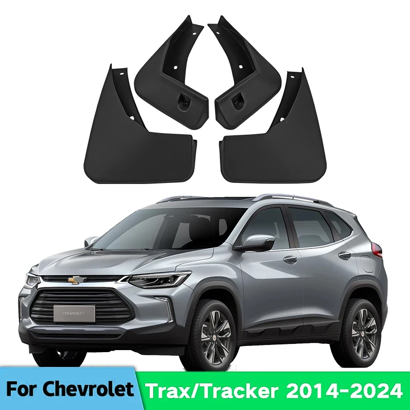 Guardabarros para Chevrolet Trax Tracker 2014-2022 2023 2024, guardabarros delanteros y traseros, accesorios para coche