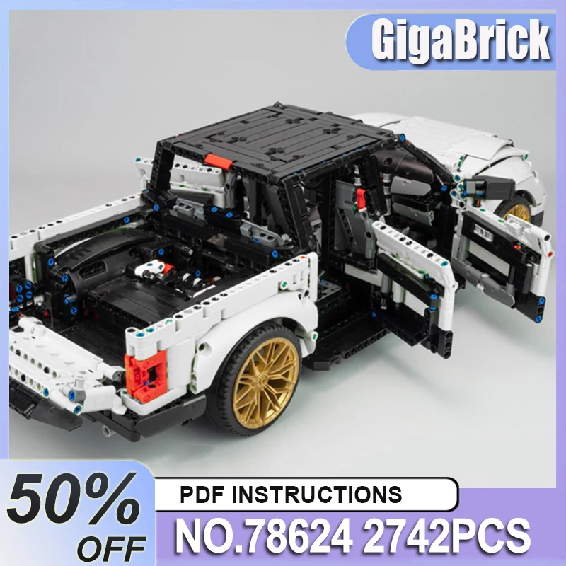 책상 장식 MOC 78624 테크니컬 픽업 트럭 키트 제작 모델 블록 슈퍼 차량 브릭 조립 장난감 크리스마스 선물 어린이용