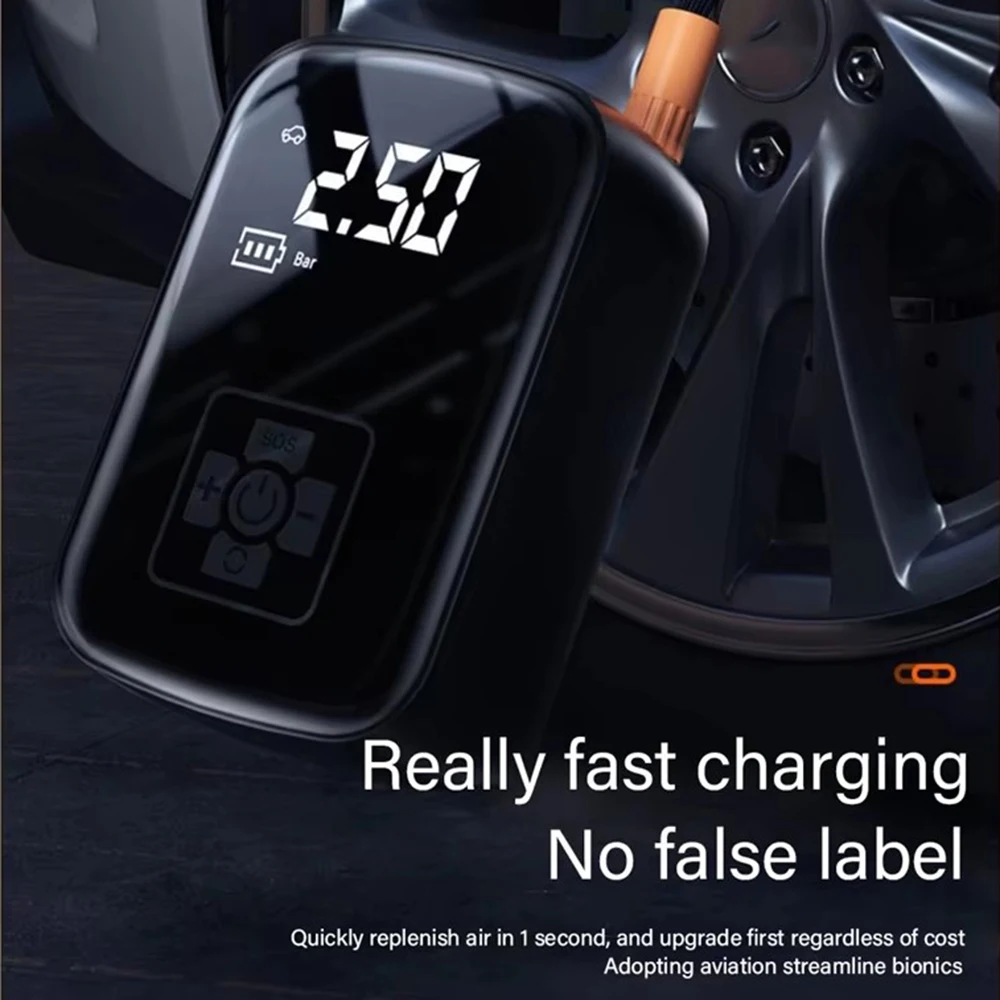 Wireless Car Air Compressor Air Pump Electric Tire Inflator Pump for With Digital Display Motorcycle Bicycle AUTO Tyre Tool