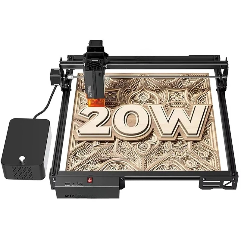 

ATOMSTACK 20 Вт гравировальный станок Las er A20 PRO V2 резак с воздушным насосом F60 60/мин высокоточный гравер для персонализированных подарков