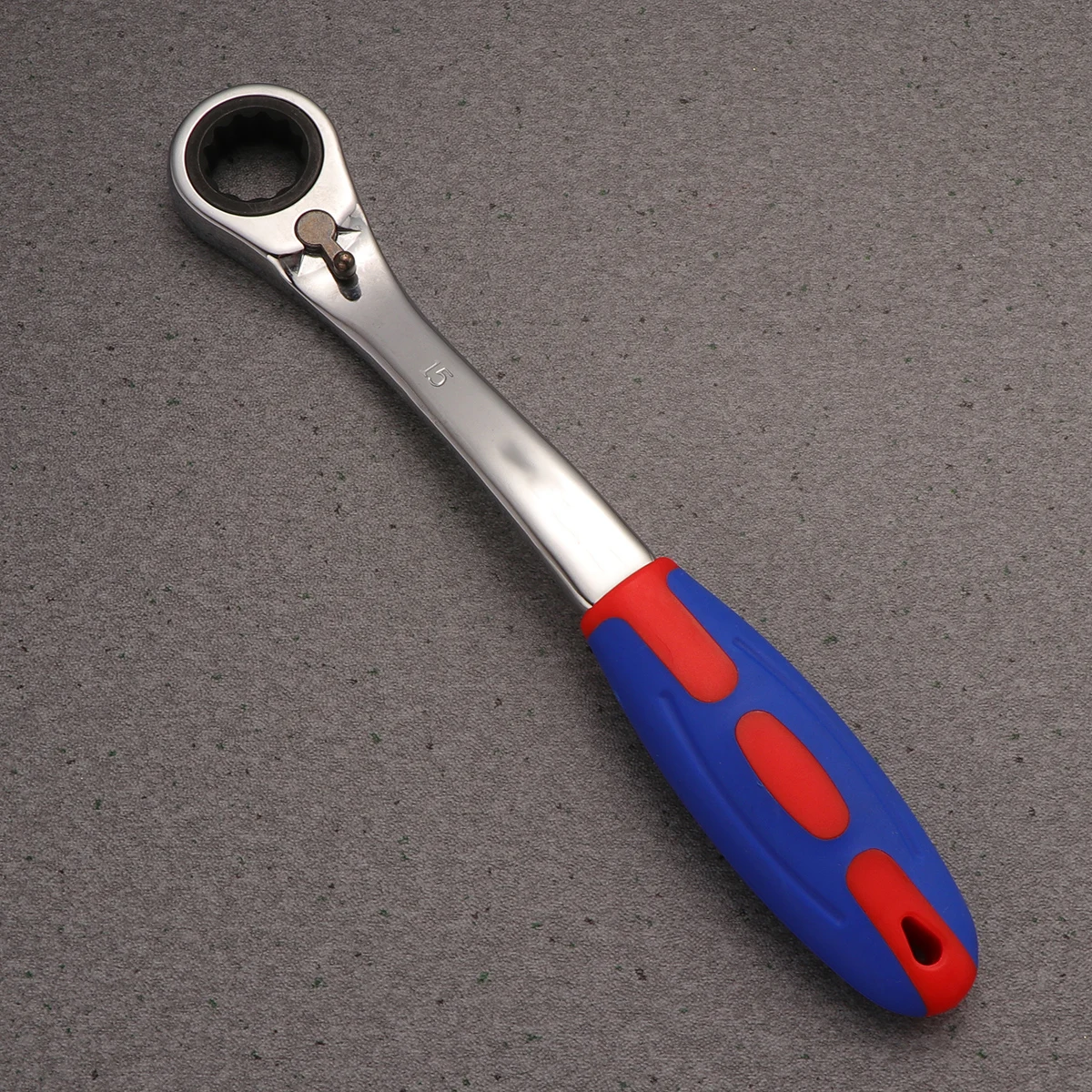 

Plastic Shank Ratchet Wrench 15MM Crescent Wrench Tool Professional Spanner Ratcheting Metric Tools Durable Home Car Emergency