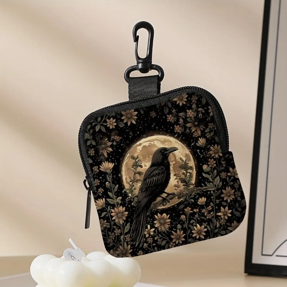 New Mini Coin Purse PVC Water-resistant Wallet Portable Lightweight Zipper Storage Bag Friends Gift