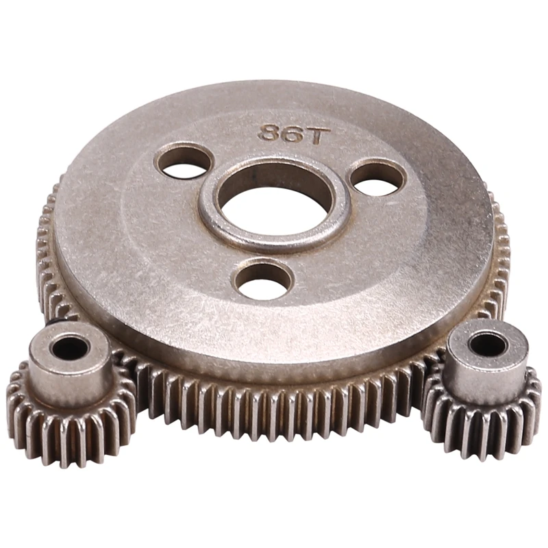 Metal Steel 48P 86T Spur Gear For 1/10 2WD Slash/Rustler Stampede With 19T 21T Pinion Gear Sets Replace 4686