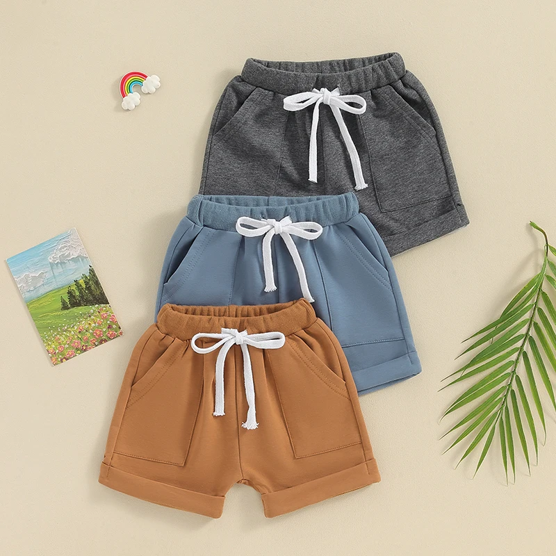 Newborn Baby Shorts for Boy Casual Solid Color Baby Kids Shorts Pants Girls Shorts Summer Shorts Baby Boy Clothes