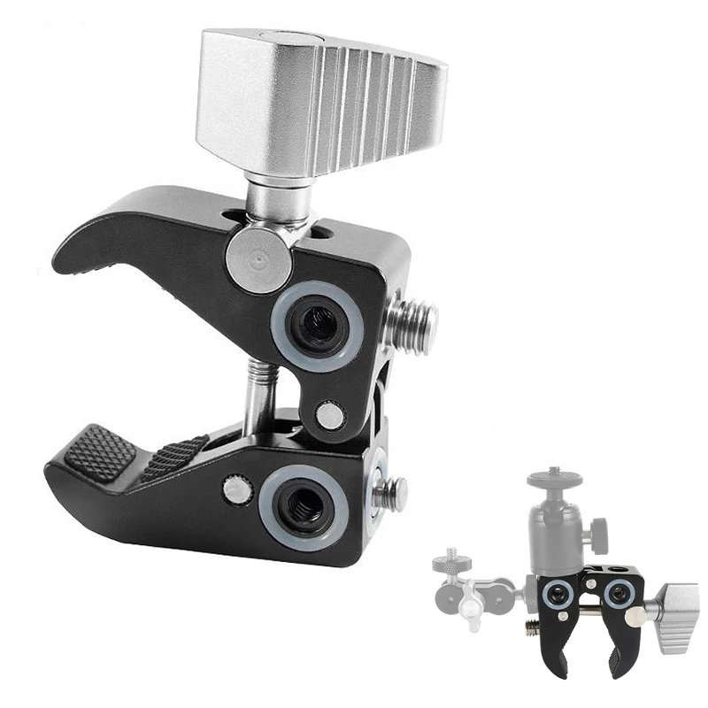 alicate-de-caranguejo-super-bracadeira-com-rosca-de-1-4-''3-8''-para-monitor-de-camera-dslr-luz-led-acessorios-de-suporte-para-celular