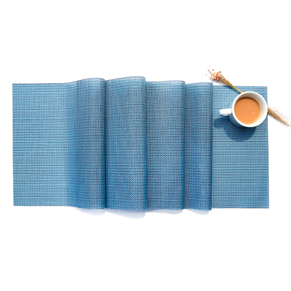

Woven Tablecloth Rectangular Table Runner Protective Party Cover Breathable Decor Placemats Heat Insulation Placement Easy Clean