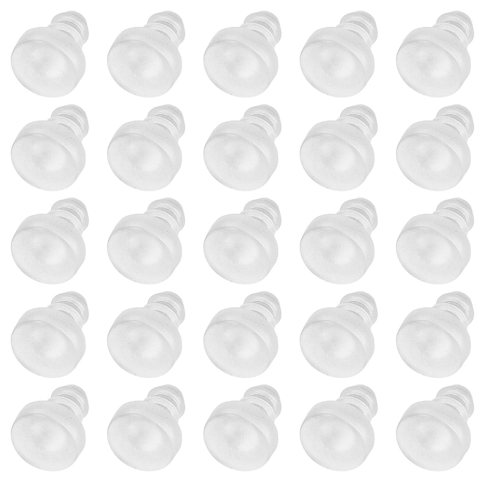 

50Pcs Clear Rubber Bumpers for Furniture Anti Vibration Glide Pads Table Cabinet Bed Anti Slip Bumpers Floor Protector Spacers