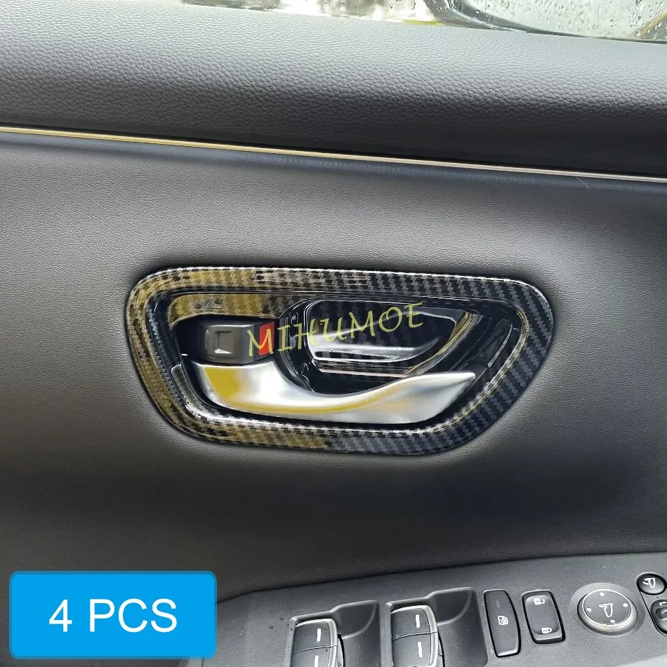 

Для Honda ZRV ZR-V 2023 2024 2025 внутренняя дверная ручка объемные накладки аксессуары из углеродного волокна
