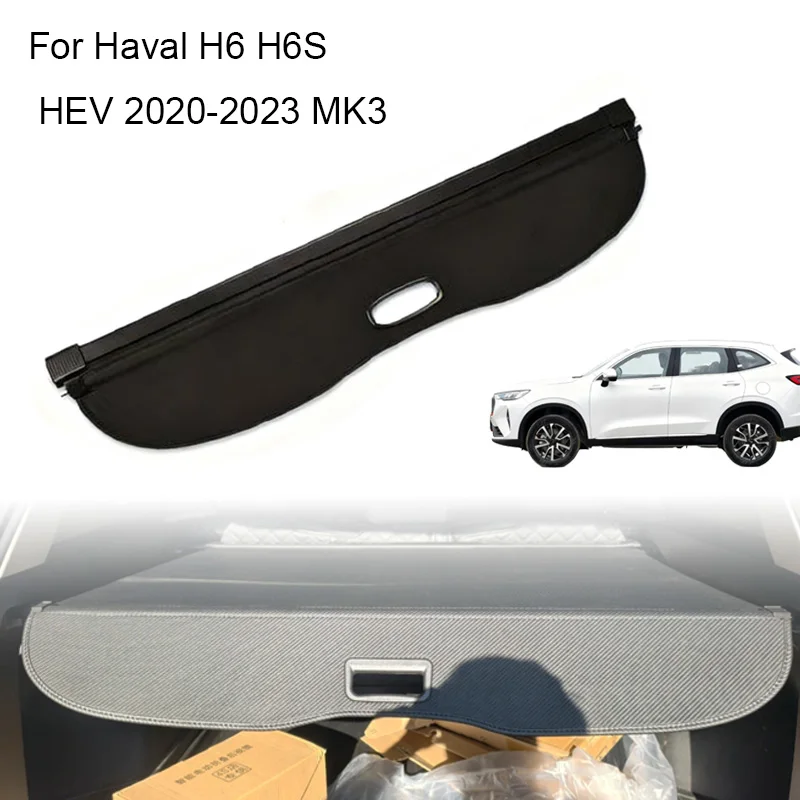 

Auto Trunk Curtain Organizer Cover For Haval H6 H6S HEV 2020-2023 MK3 Rear Rack Partition Shelter Shield Shade Luggage