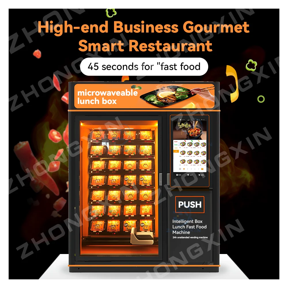 Vending Life Fast Speed Elevator Sandwich Vending Machine for Hot Food or Fruit Fast Food Box Lunch Vending Machine