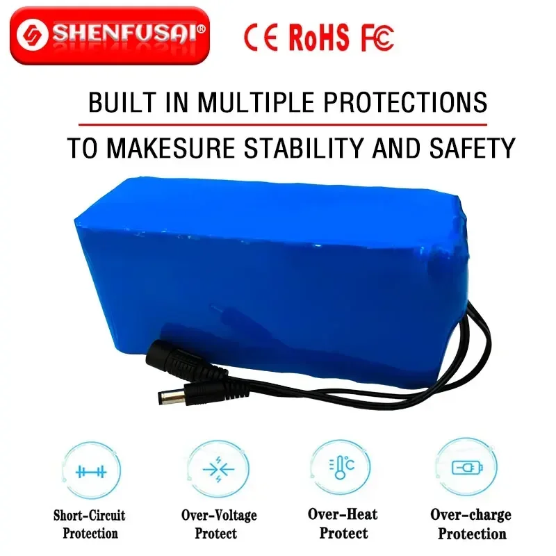 

for miner's lamp or other electronic equipment, Special offer 12V 3s8p rechargeable battery pack 800W 80000mah,