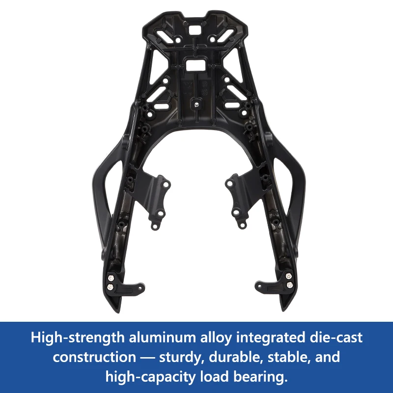Extended One-Piece Aluminium Alloy Rear Rack For CB 500 X,Motorcycle Cargo Rack Storage Box Support Special for NX 500