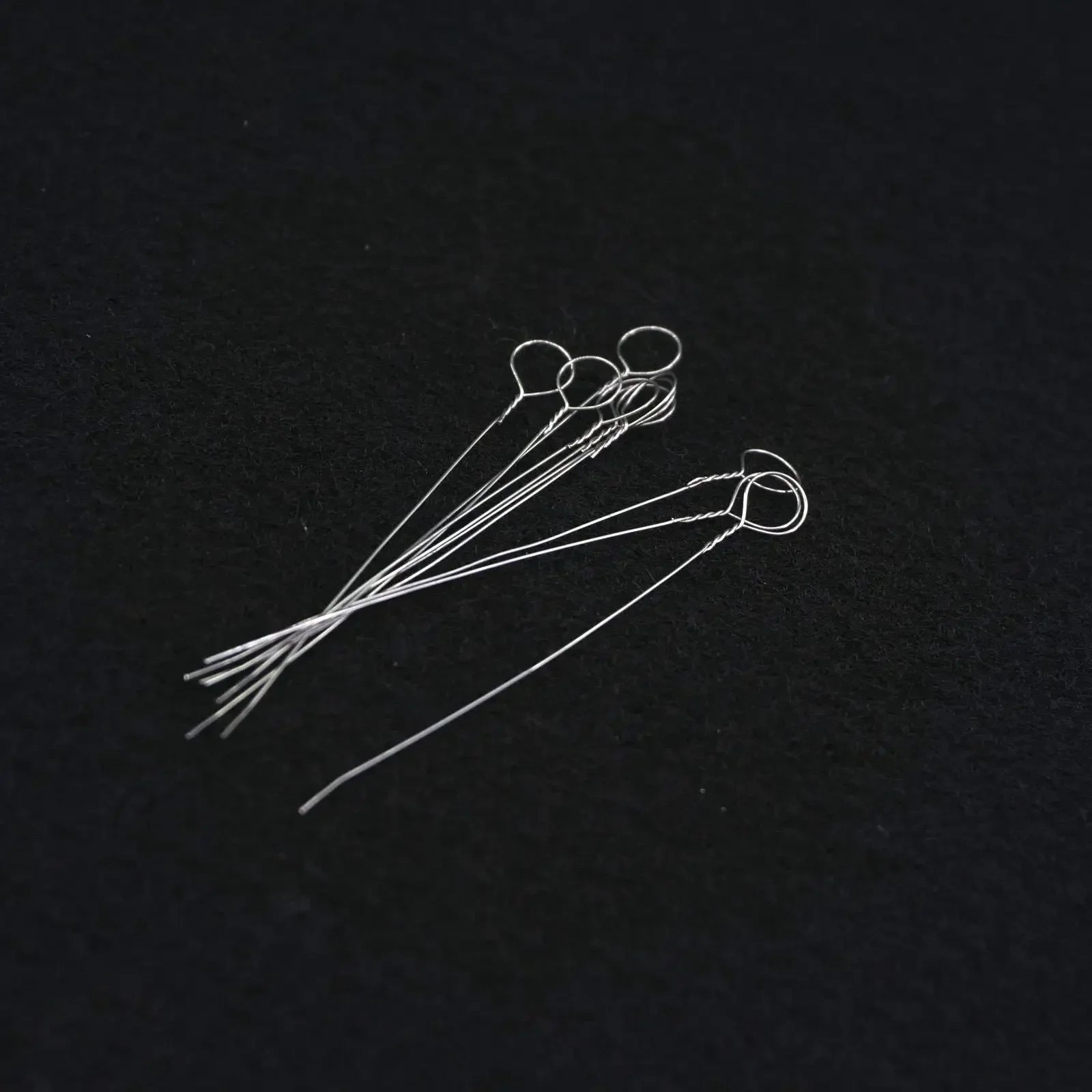10PCS 1/1.5/2/3/4/5/6mm Inoculation Loop Nichrome Wire Lab Bacteria Culture Microbiology