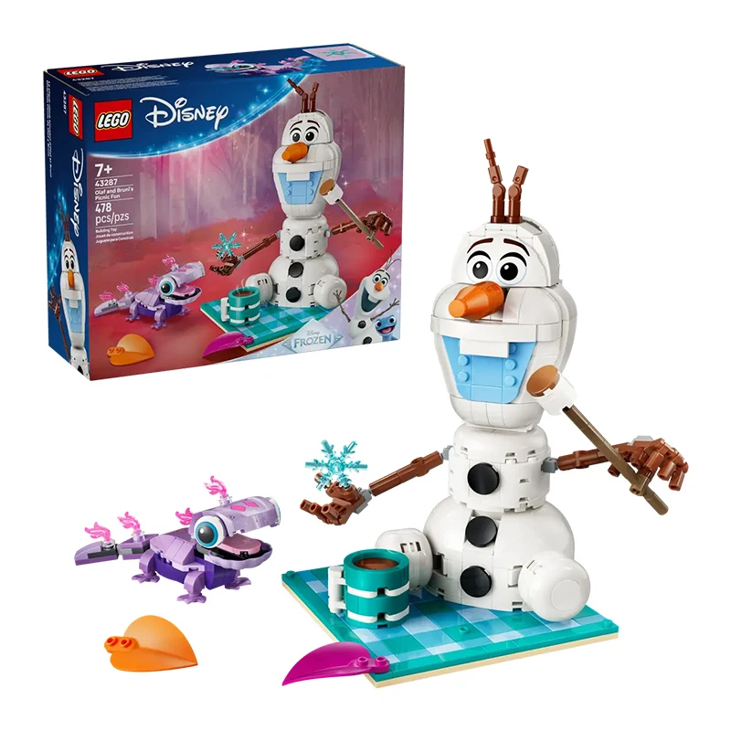 

LEGO Disney Series Building Blocks 43287 Olaf & Bruni's Picnic Fun Collectible Figure Set Hot Sale Gift