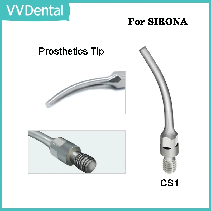 

VVDental Dental Air Scaler Tips Prosthetics Tips Compatible With SIRONA Handpiece CS1 CS2 CS3