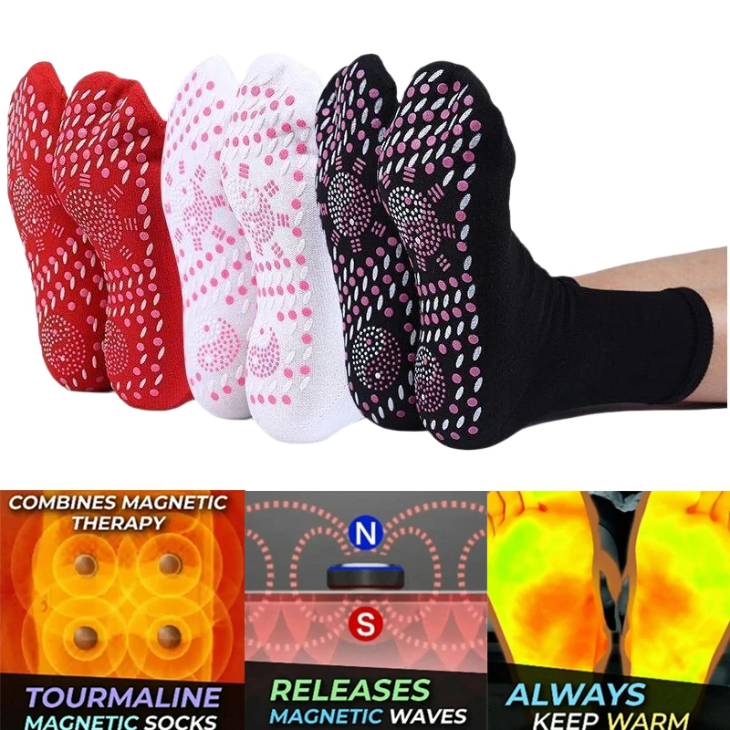 

Self-heating Magnetic Socks for Women Men Self Heated Socks Tour Magnetic Therapy Comfortable Winter Warm Massage Socks Pression