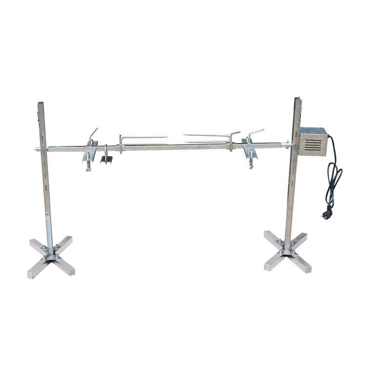 Custom Automatic Rotary Skewers Charcrcoal Heavy Duty Bbq Camping Meat Product Making Machines
