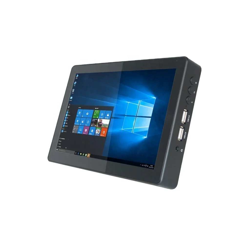 Embedded Windows 10 8 inch allinone pc touch screen all in one mini pos pc