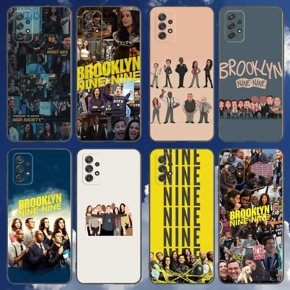 

B-Brooklyn Nine-Nine 99 Phone Case For Samsung Galaxy A 91,80,73,72,71,53,52,51,22,5G Shockproof Soft Black Cover