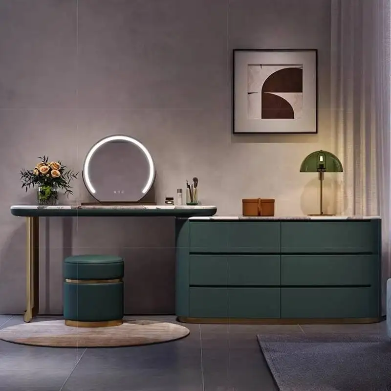 Accessories Laptop Vanity Desk Natural Antique Lingerie Jewellery Vanity Desk Standing Essentials Coiffeuse De Chambre Furniture