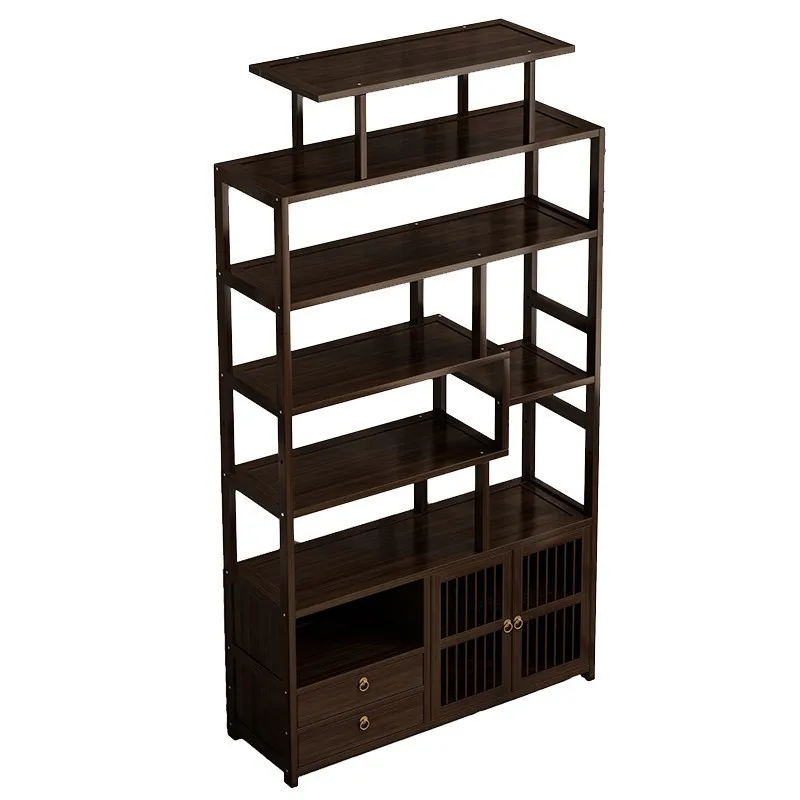 

New Chinese Bogu frame Solid wood Duobao Pavilion Display cabinet Ornament cabinet Tea set Storage room