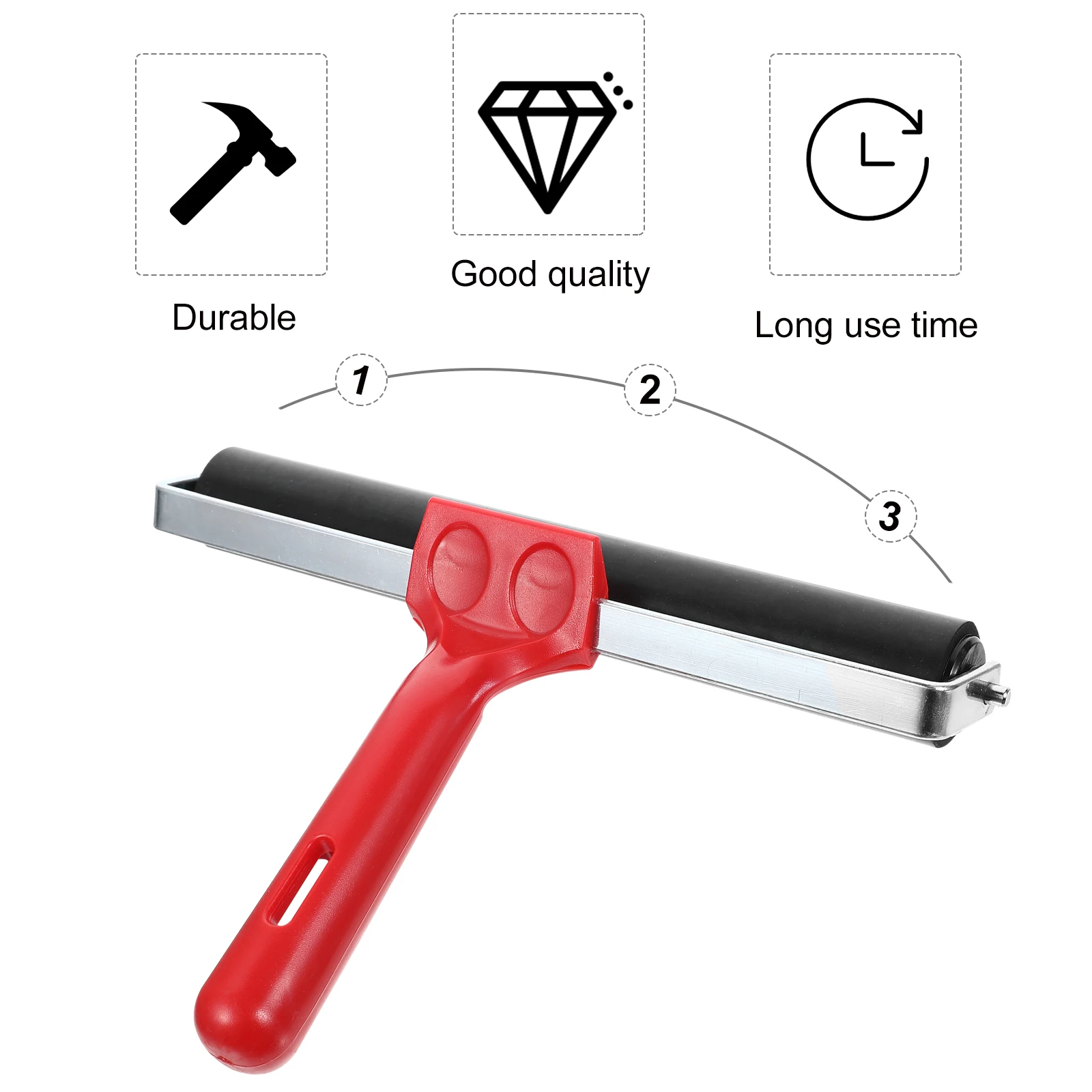 

4 шт. резиновый валик для штамповки чернил, аппликатор, клеевой валик, товары для рукоделия, инструмент для масляной живописи, нескользящий H качество